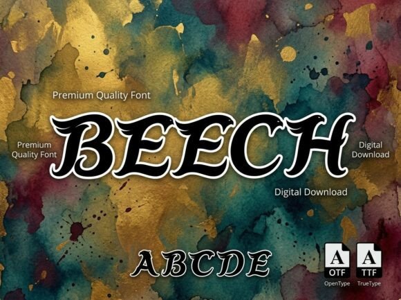 Beech: A Premium Display Font