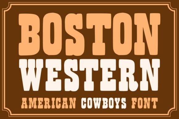 Boston Western Font Review