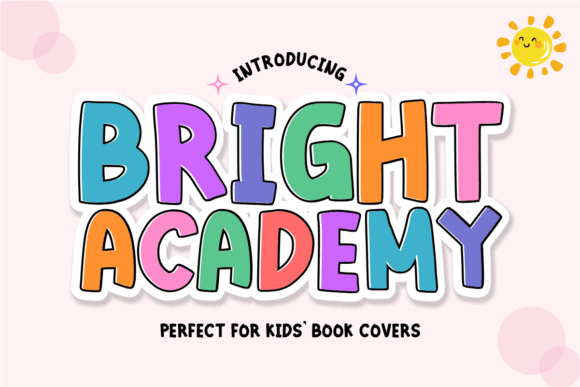 Bright Academy Font: Vibrant Display for Creative Projects
