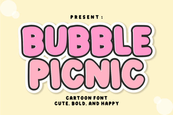 Bubble Picnic Font