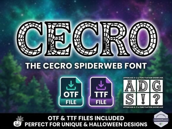 Cecro: A Bold Display Font for Impactful Campaigns