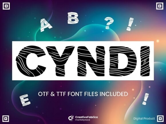 Cyndi Font: Bold and Beautiful