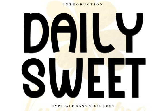 Daily Sweet Font: Festive Typography for Digital Campaigns