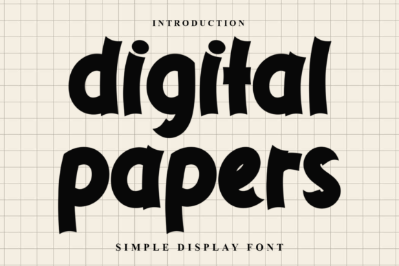Digital Papers Font for Web Design