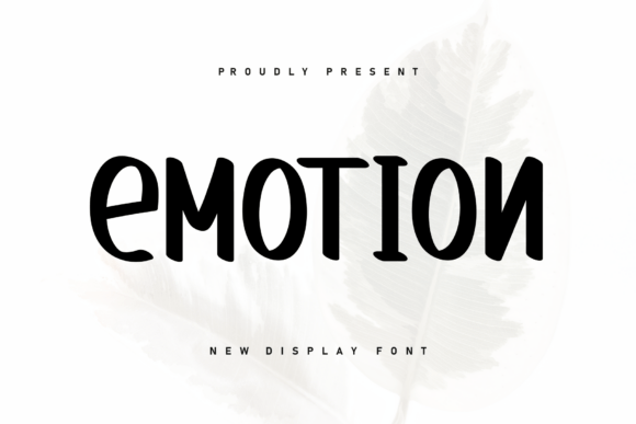 Emotion Font for Elegant Design
