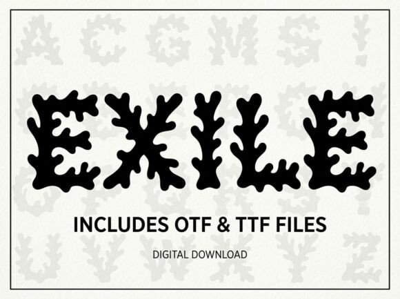 Exile Font: Bold and Beautiful