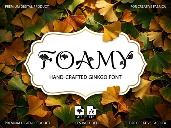 Foamy Font: A Bold Statement for Designers