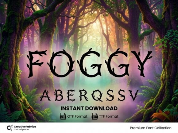 Foggy Font for Bold Branding