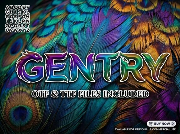 Gentry Font for Web Design