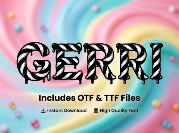 Gerri Font for Creative Web Design