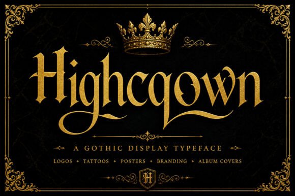 Highcrown Font for Creative Projects