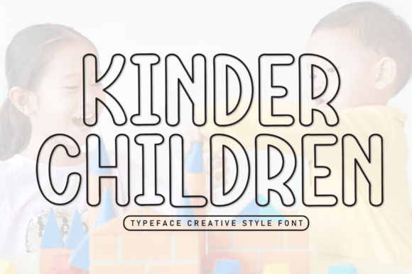 Kinder Children Font for Creative Makers