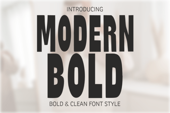 Modern Bold Font for Business