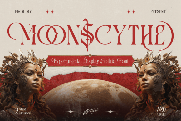 Moonscythe Font for Dramatic Design
