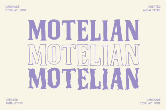 Motelian: A Vintage Serif Font