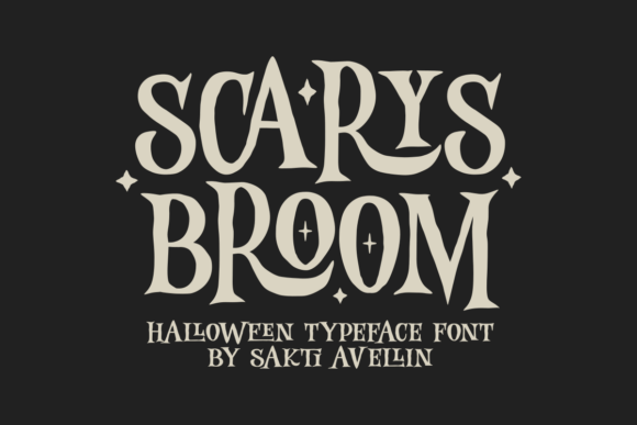 Scarys Broom: A Magical Display Font