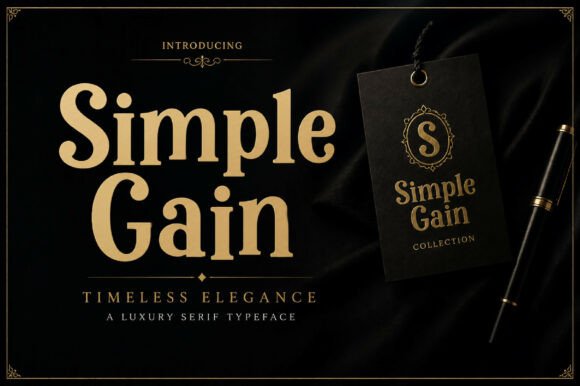 Simple Gain Font Review