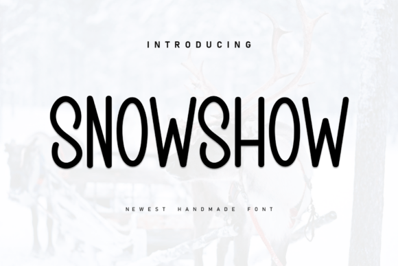 Snowshow Font for Elegant Design