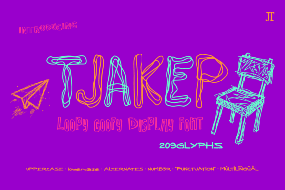 Tjakep Font for Creative Projects